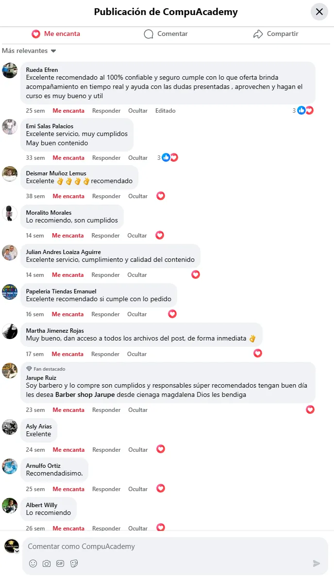 Comentario de cliente 5